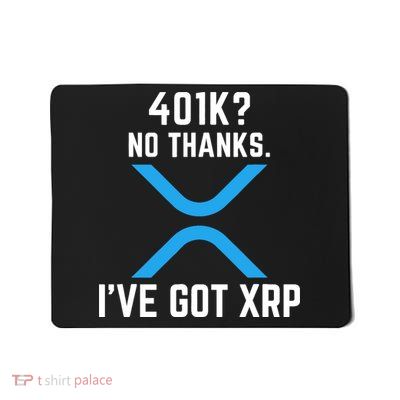 XRP Cryptocurrency 401K Mousepad