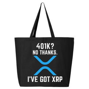 XRP Cryptocurrency 401K 25L Jumbo Tote