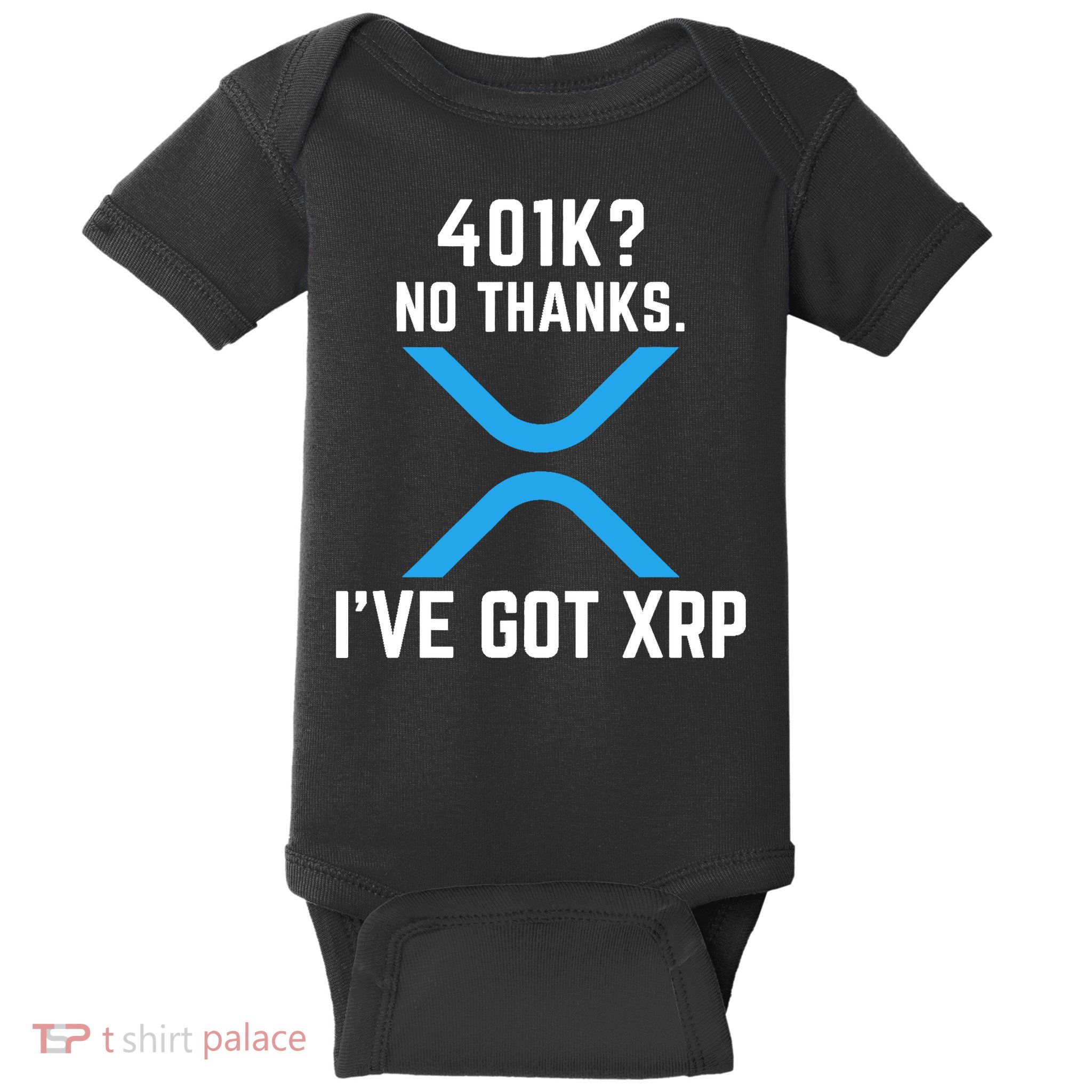 XRP Cryptocurrency 401K Baby Bodysuit
