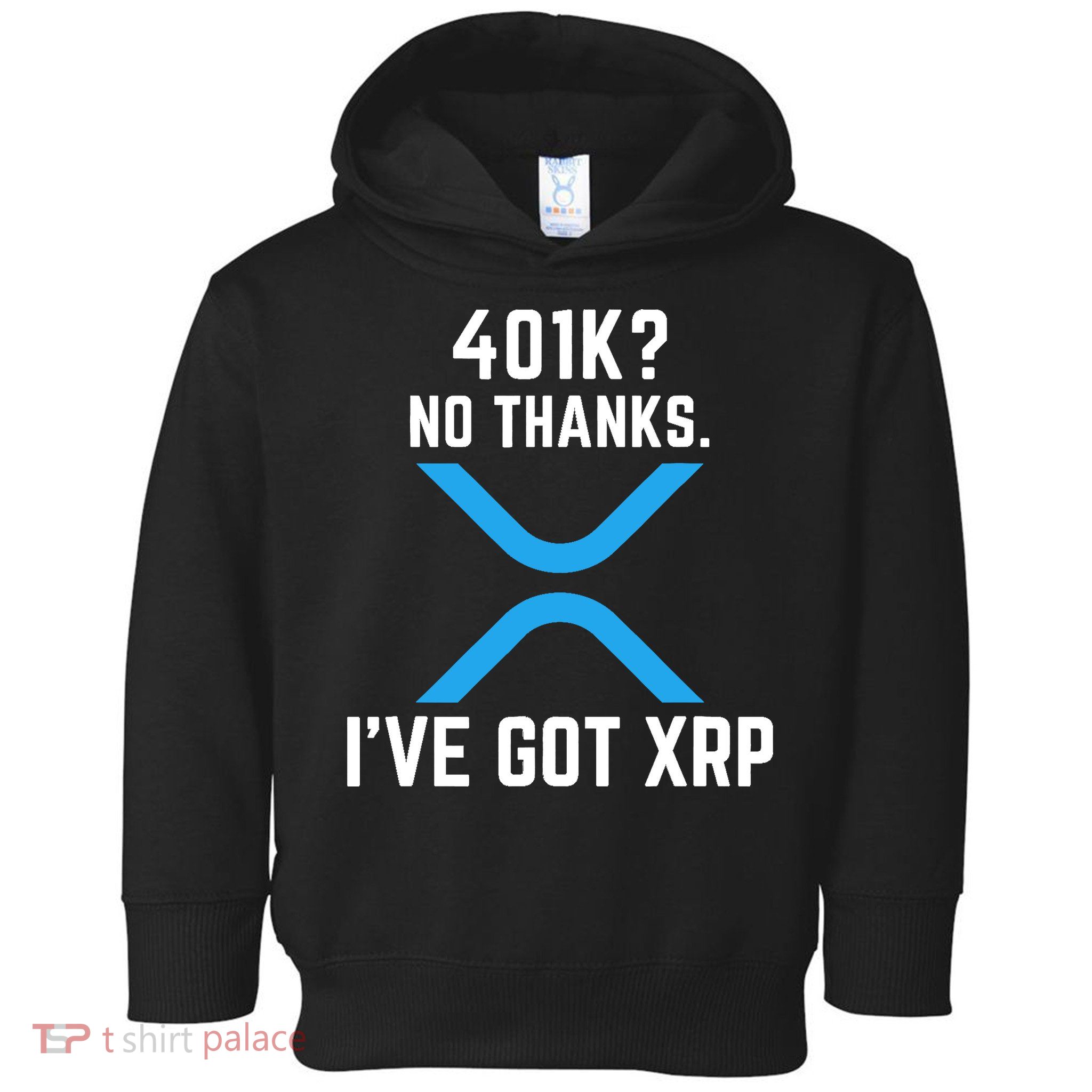 XRP Cryptocurrency 401K Toddler Hoodie