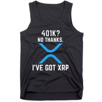 XRP Cryptocurrency 401K Tank Top