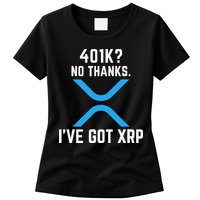 XRP Cryptocurrency 401K Womens T-Shirt