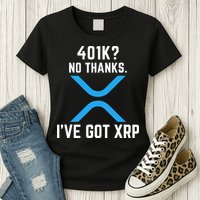 XRP Cryptocurrency 401K Womens T-Shirt