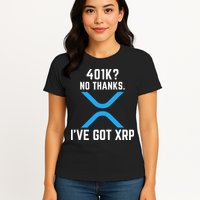 XRP Cryptocurrency 401K Womens T-Shirt