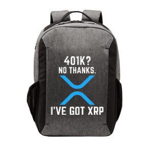 XRP Cryptocurrency 401K Vector Backpack