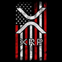 Xrp Cryptocurrency American Flag Impact Tech Backpack