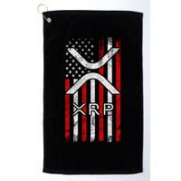 Xrp Cryptocurrency American Flag Golf Towel