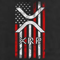 Xrp Cryptocurrency American Flag Golf Towel