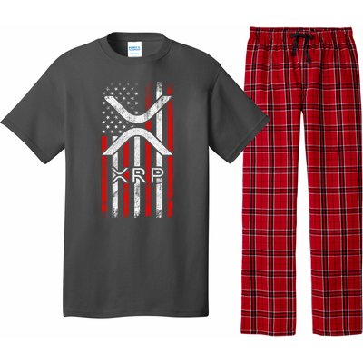 Xrp Cryptocurrency American Flag Pajama Set