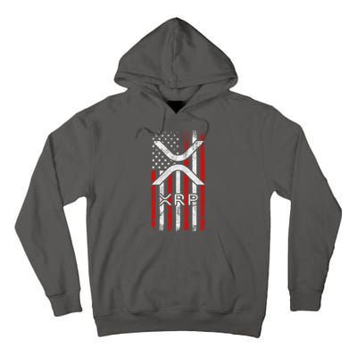 Xrp Cryptocurrency American Flag Tall Hoodie