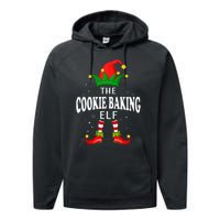 Xmas Cookie baking Elf Family Matching Christmas Pajama Performance Fleece Hoodie