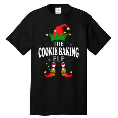 Xmas Cookie baking Elf Family Matching Christmas Pajama Tall T-Shirt