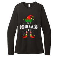 Xmas Cookie baking Elf Family Matching Christmas Pajama Womens CVC Long Sleeve Shirt