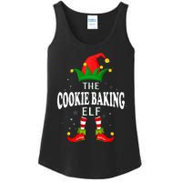 Xmas Cookie baking Elf Family Matching Christmas Pajama Ladies Essential Tank