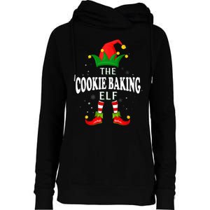 Xmas Cookie baking Elf Family Matching Christmas Pajama Womens Funnel Neck Pullover Hood