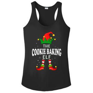 Xmas Cookie baking Elf Family Matching Christmas Pajama Ladies PosiCharge Competitor Racerback Tank