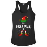 Xmas Cookie baking Elf Family Matching Christmas Pajama Ladies PosiCharge Competitor Racerback Tank