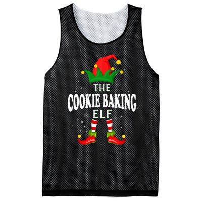 Xmas Cookie baking Elf Family Matching Christmas Pajama Mesh Reversible Basketball Jersey Tank