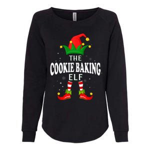 Xmas Cookie baking Elf Family Matching Christmas Pajama Womens California Wash Sweatshirt