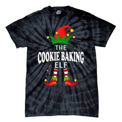 Xmas Cookie baking Elf Family Matching Christmas Pajama Tie-Dye T-Shirt