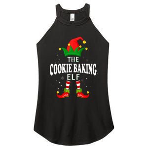 Xmas Cookie baking Elf Family Matching Christmas Pajama Women's Perfect Tri Rocker Tank