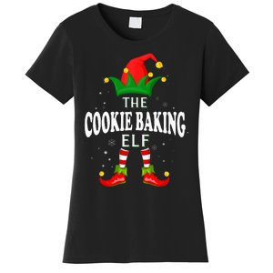 Xmas Cookie baking Elf Family Matching Christmas Pajama Women's T-Shirt