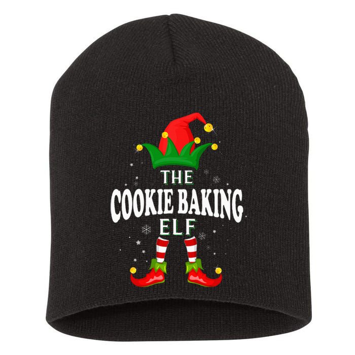 Xmas Cookie baking Elf Family Matching Christmas Pajama Short Acrylic Beanie