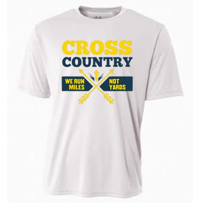 Xc Cross Country Coach Gift We Run Miles Cooling Performance Crew T-Shirt