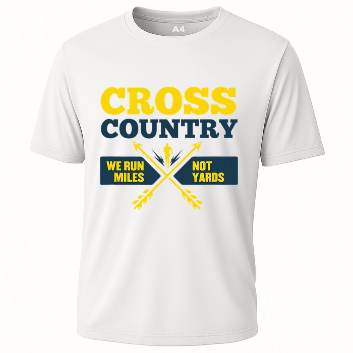 Xc Cross Country Coach Gift We Run Miles Cooling Performance Crew T-Shirt