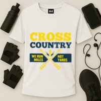 Xc Cross Country Coach Gift We Run Miles Cooling Performance Crew T-Shirt