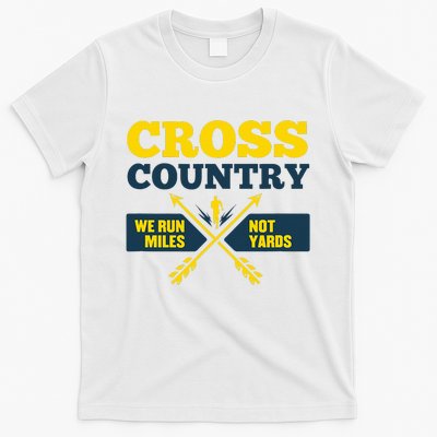 Xc Cross Country Coach Gift We Run Miles T-Shirt