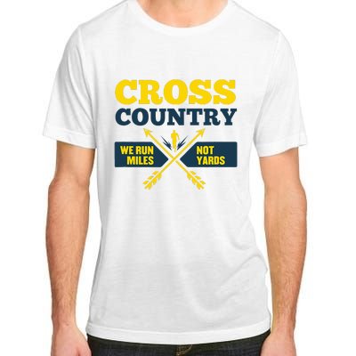 Xc Cross Country Coach Gift We Run Miles Adult ChromaSoft Performance T-Shirt