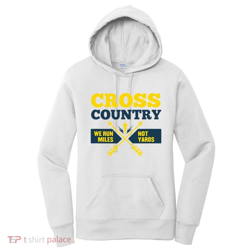Xc Cross Country Coach Gift We Run Miles Women's Pullover Hoodie