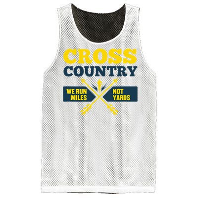 Xc Cross Country Coach Gift We Run Miles Mesh Reversible Basketball Jersey Tank