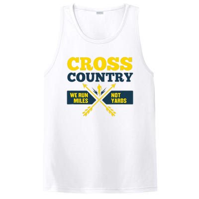 Xc Cross Country Coach Gift We Run Miles PosiCharge Competitor Tank