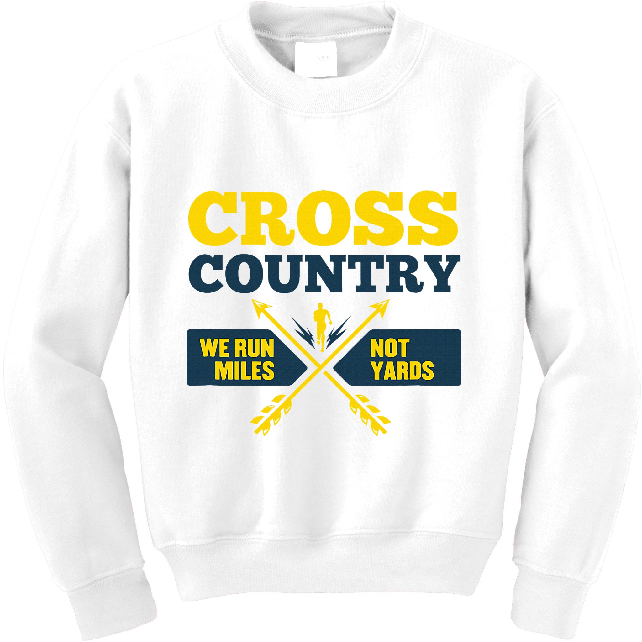 Xc Cross Country Coach Gift We Run Miles Kids Sweatshirt