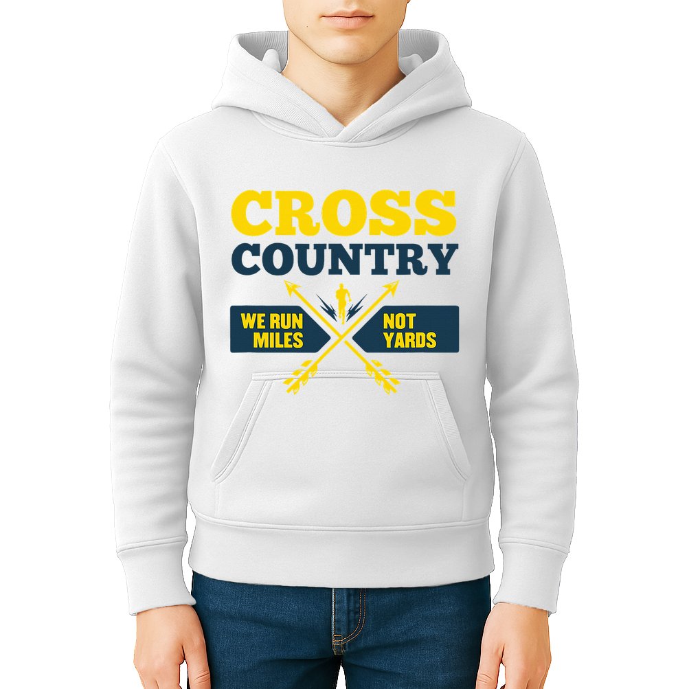Xc Cross Country Coach Gift We Run Miles Kids Hoodie