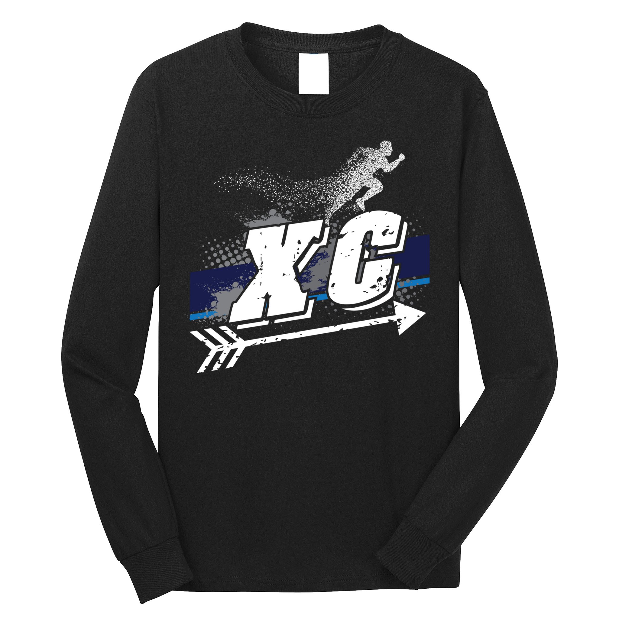 Xc Cross Country Runner Coaches Trainers Team Running Gift Long Sleeve Shirt