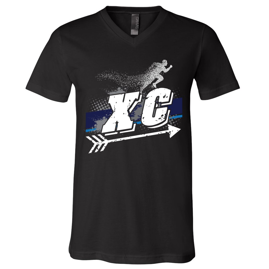 Xc Cross Country Runner Coaches Trainers Team Running Gift V-Neck T-Shirt