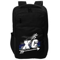 Xc Cross Country Runner Coaches Trainers Team Running Gift Impact Tech Backpack