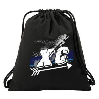 Xc Cross Country Runner Coaches Trainers Team Running Gift Drawstring Bag