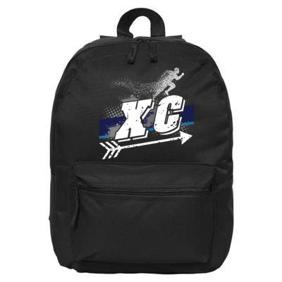 Xc Cross Country Runner Coaches Trainers Team Running Gift 16 in Basic Backpack