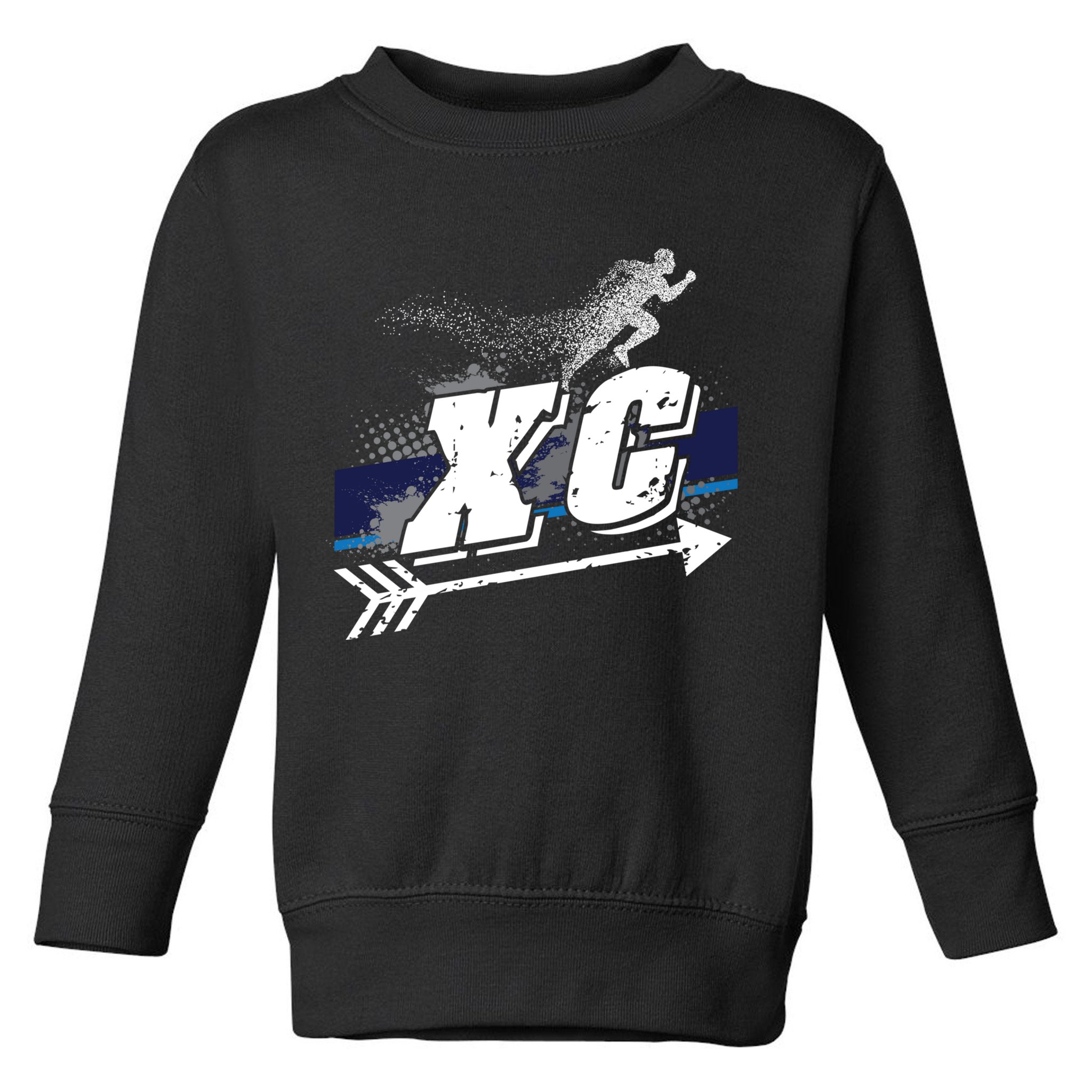 Xc Cross Country Runner Coaches Trainers Team Running Gift Toddler Sweatshirt