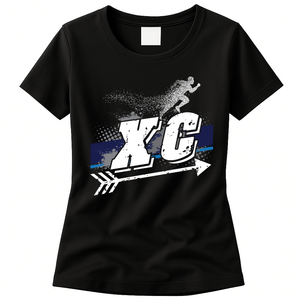 Xc Cross Country Runner Coaches Trainers Team Running Gift Womens T-Shirt