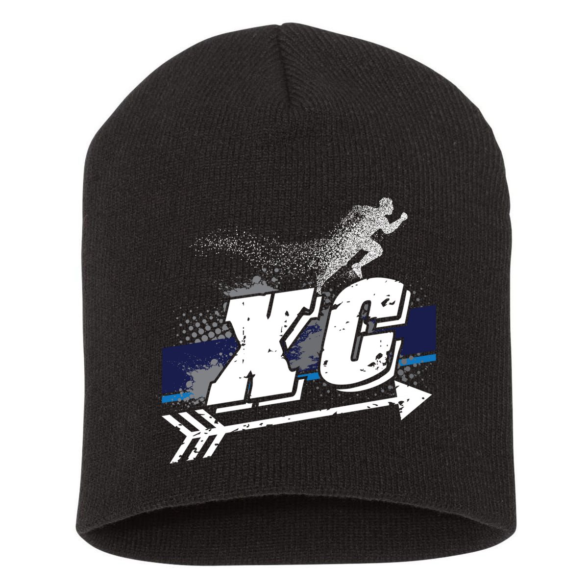 Xc Cross Country Runner Coaches Trainers Team Running Gift Short Acrylic Beanie