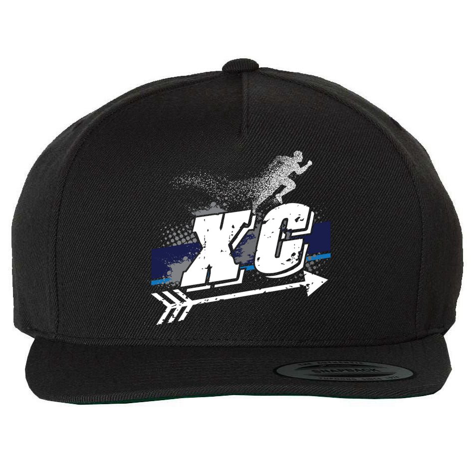Xc Cross Country Runner Coaches Trainers Team Running Gift Wool Snapback Cap