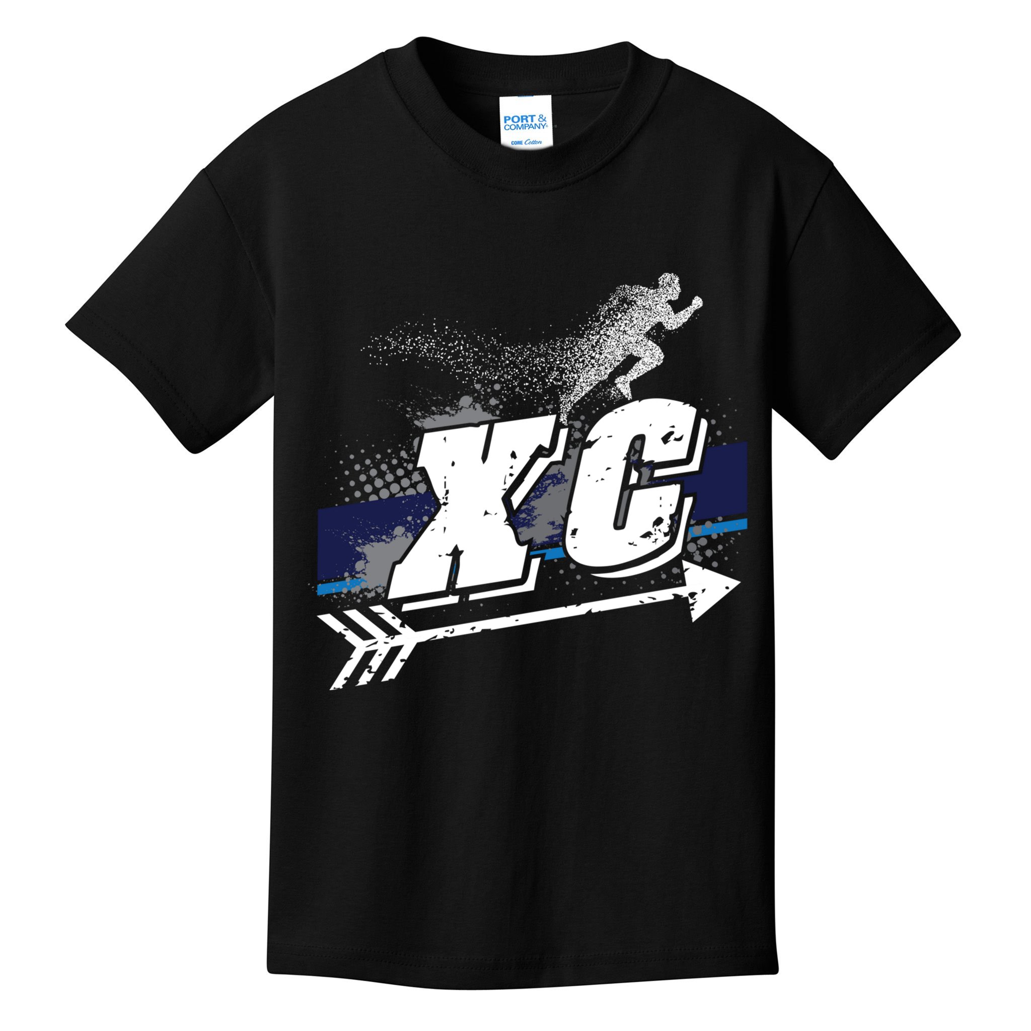 Xc Cross Country Runner Coaches Trainers Team Running Gift Kids T-Shirt