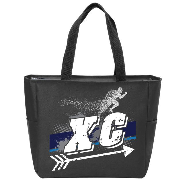 Xc Cross Country Runner Coaches Trainers Team Running Gift Zip Tote Bag