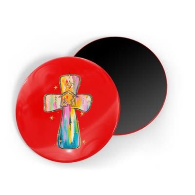 Xmas Christmas Christian Cross Jesus Faith Magnet