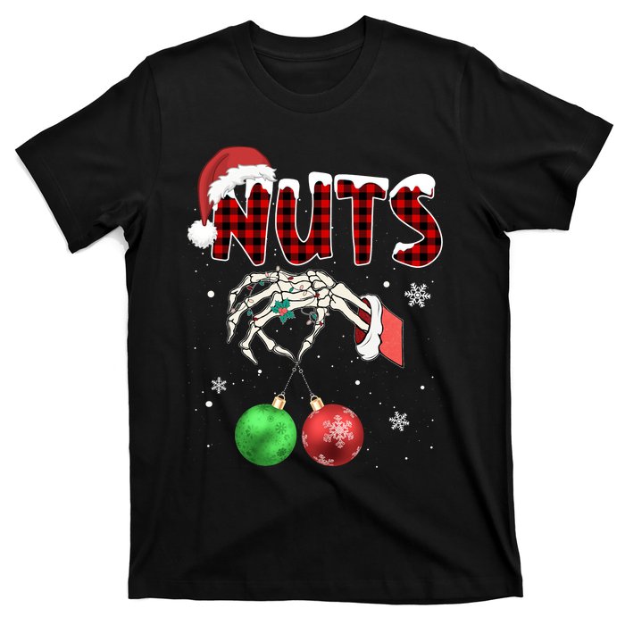 Xmas Chestnuts Chest Nuts Christmas Funny Couple Matching T-Shirt